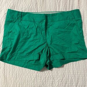 J. Crew Vibrant Green Women's Chino Shorts